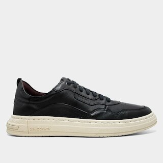 Tênis Couro Democrata Denim Jake Masculino