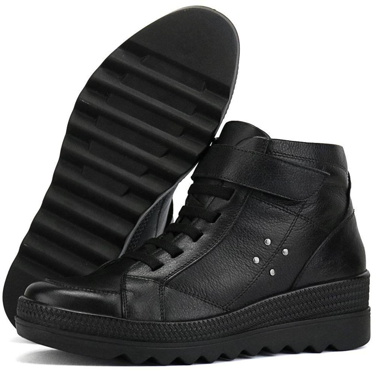 tênis couro flat platform sapatofran feminino