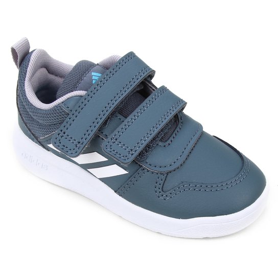 Tênis Couro Infantil Adidas Tensaurus I - Azul+Branco Menor preço em Tênis Couro Infantil Adidas Tensaurus I - Azul+Branco