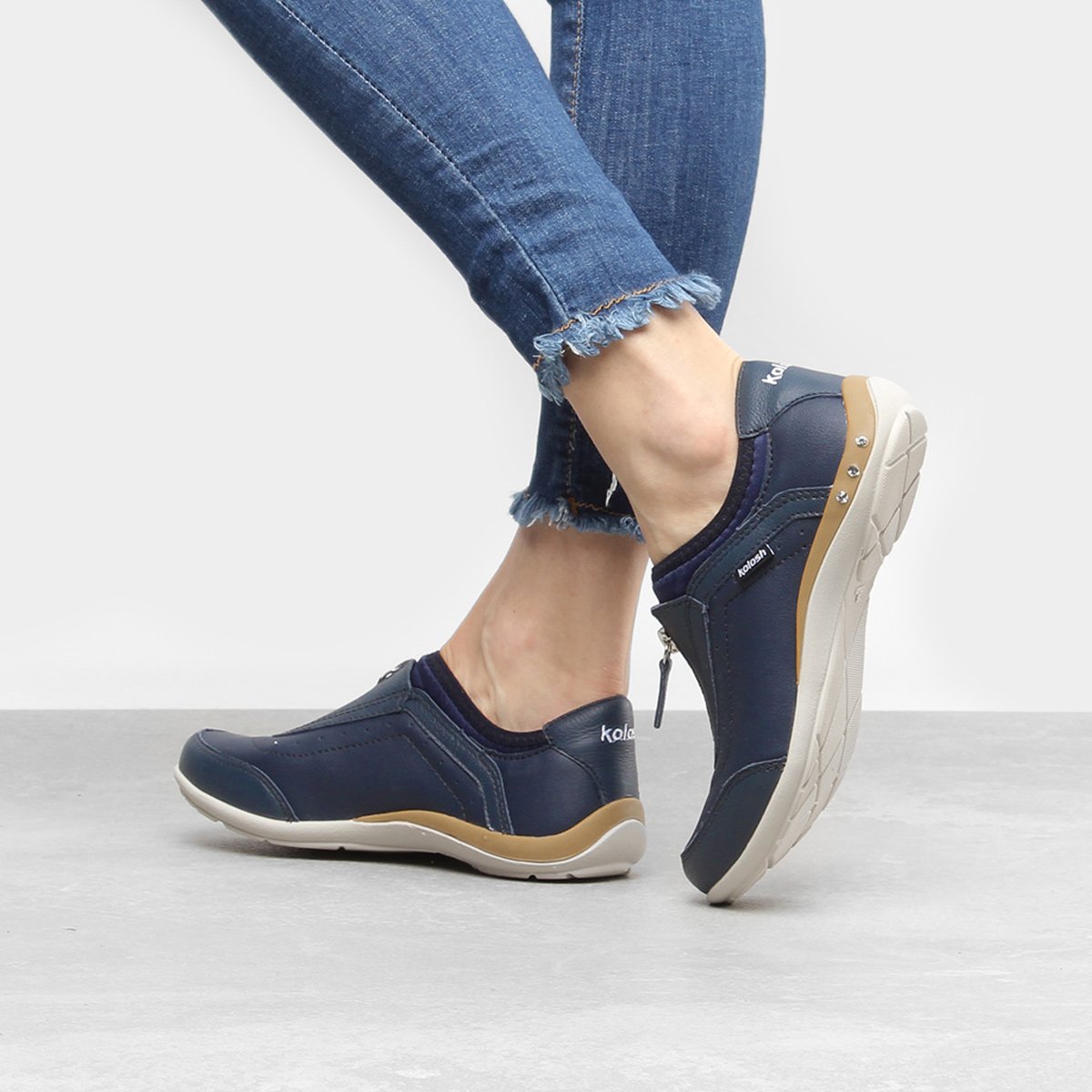 tênis kolosh ziper frontal