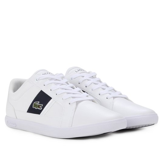 Lacoste Sport Sapatenis Lacoste Branco Masculino Tênis Couro
