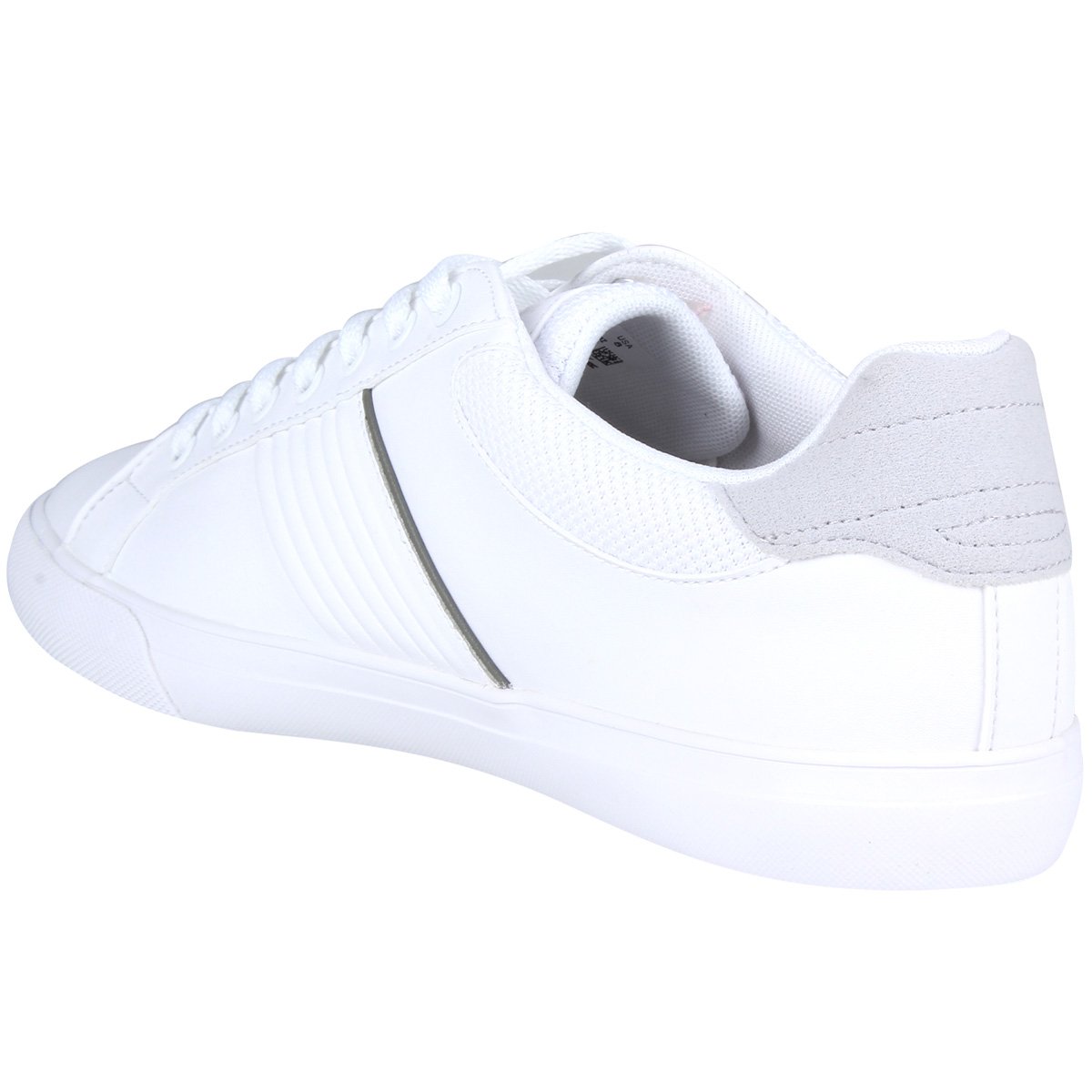 Tênis Couro Lacoste Flead Masculino - Branco | Netshoes