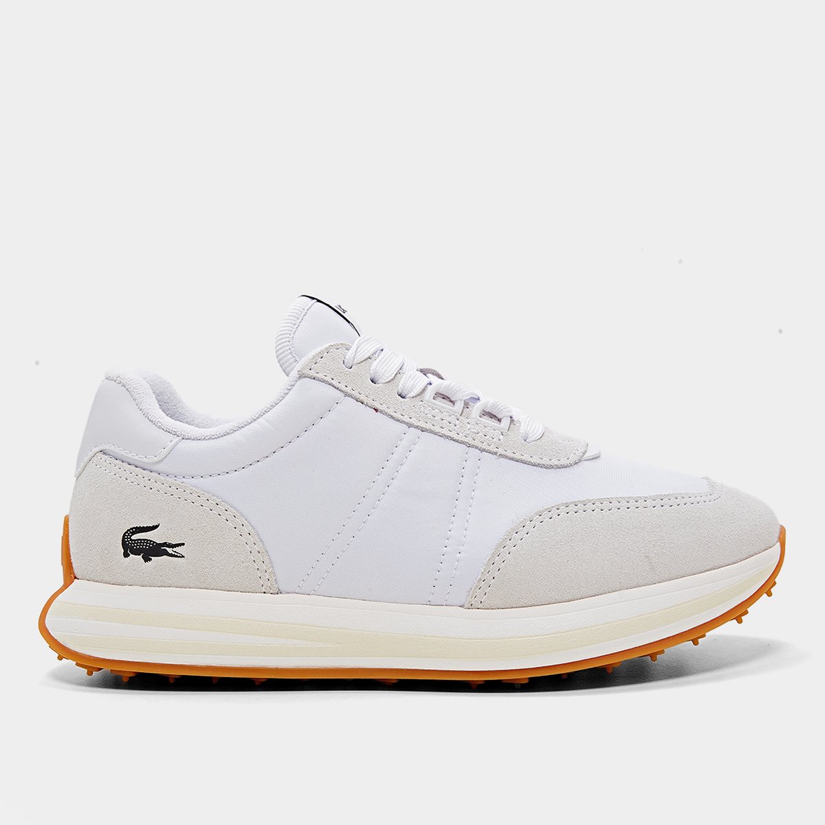 Tênis Couro Lacoste L-Spin Feminino Menor preço em Tênis Couro Lacoste L-Spin Feminino