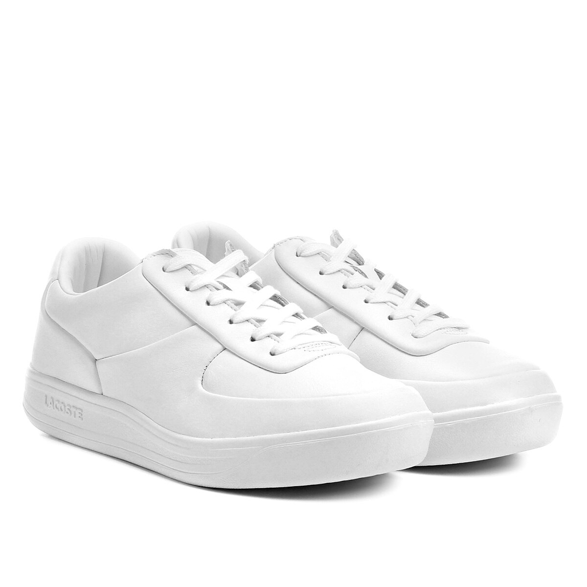 tenis couro lacoste
