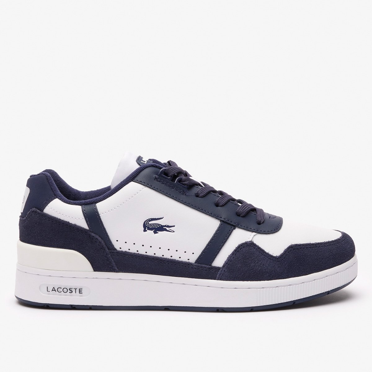 Tênis Couro Lacoste T-Clip Masculino Menor preço em Tênis Couro Lacoste T-Clip Masculino