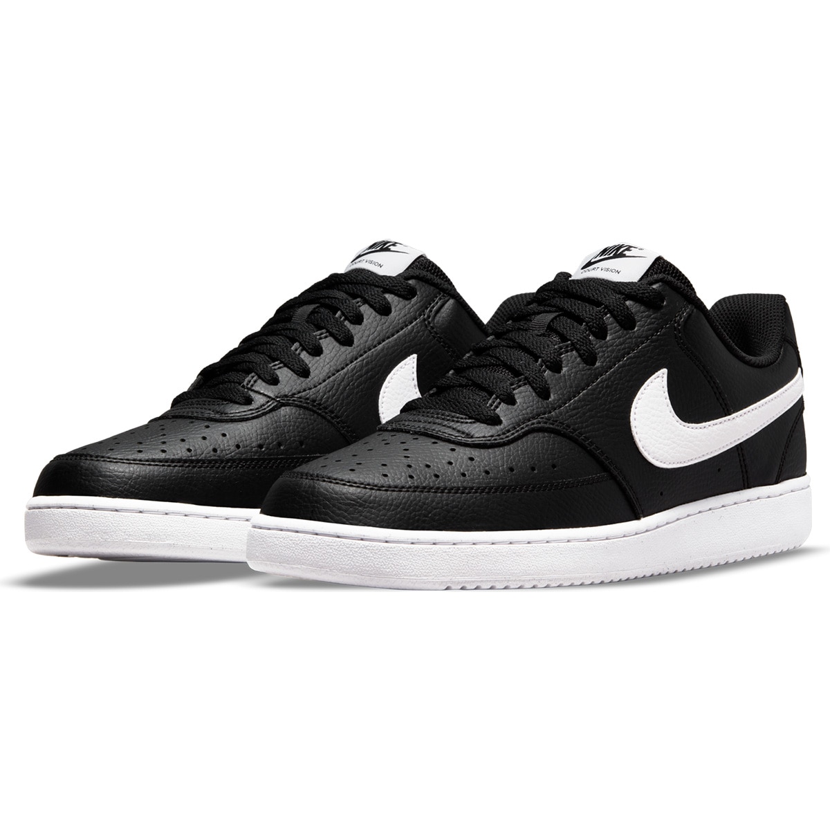 Tênis Couro Nike Court Vision Low Masculino - Preto | Netshoes