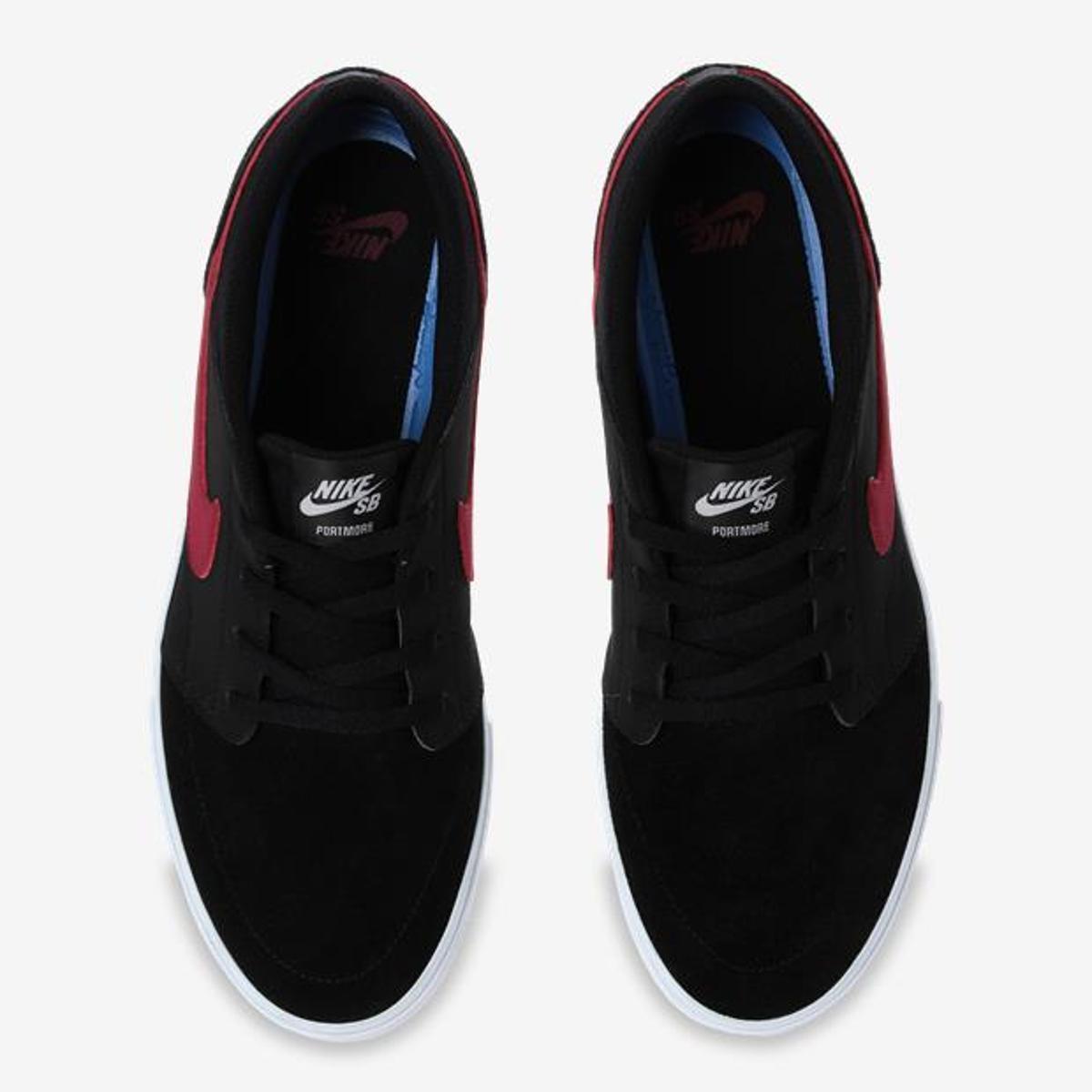 tênis couro nike sb portmore ii