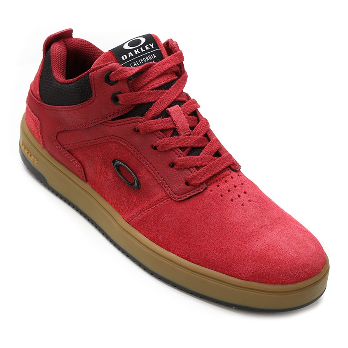 tênis couro oakley hebroz mid masculino