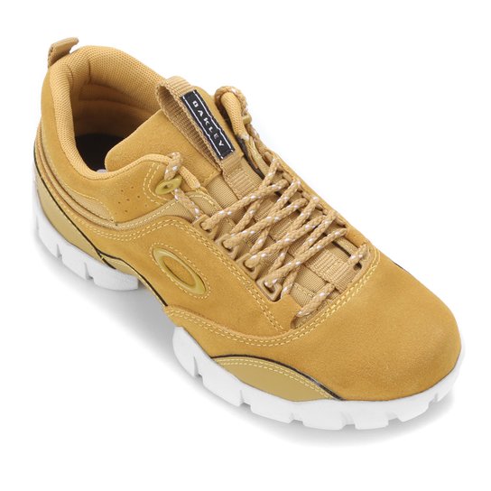 Tênis Couro Oakley Modoc Low 3.0 Masculino - Caramelo+Amarelo Menor preço em Tênis Couro Oakley Modoc Low 3.0 Masculino - Caramelo+Amarelo