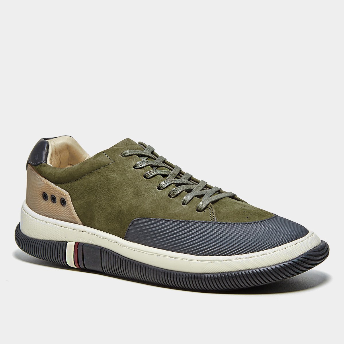 Tênis Couro Osklen Hybrid Masculino Verde Militar Netshoes