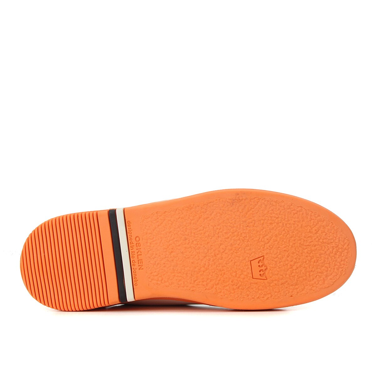Tênis Couro Osklen Soho Overlap Masculino - Branco+Laranja | Netshoes