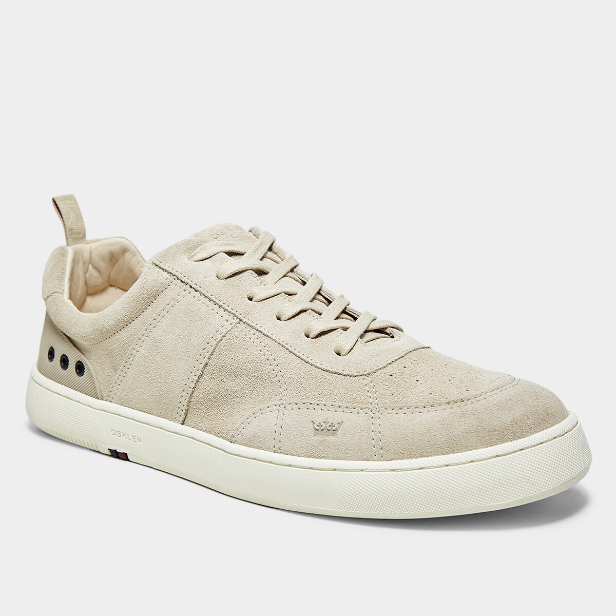 Tênis Couro Osklen Soho Shift Camurça Masculino - Cinza | Netshoes