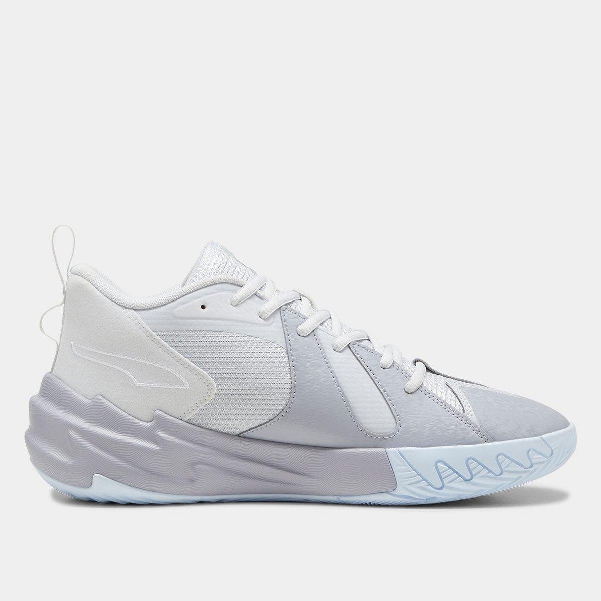 Tênis Couro Puma NBA Scoot 1 Grey Ice - Cinza | Netshoes