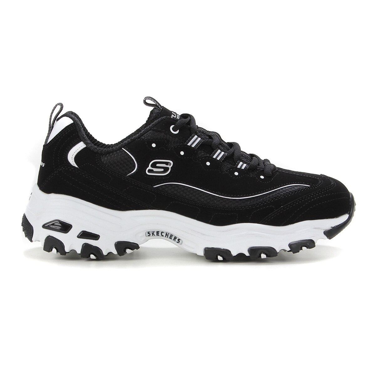 Tênis Couro Skechers D'Lites Masculino - Preto | Netshoes