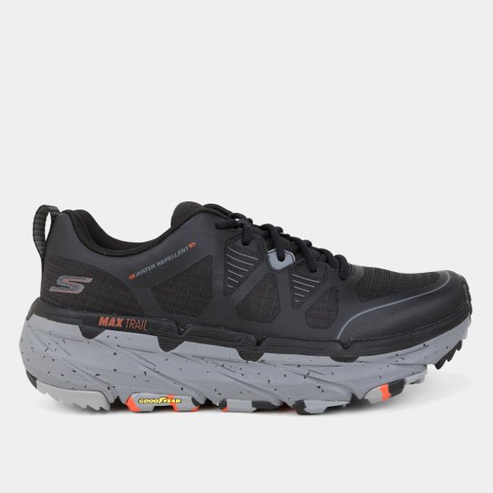 Tênis Couro Skechers Max Cushioning Premier Trail Lunar Rock Masculino - Preto+Cinza Menor preço em Tênis Couro Skechers Max Cushioning Premier Trail Lunar Rock Masculino - Preto+Cinza