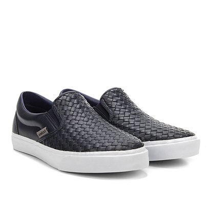 tênis couro slip on colcci matheus masculino