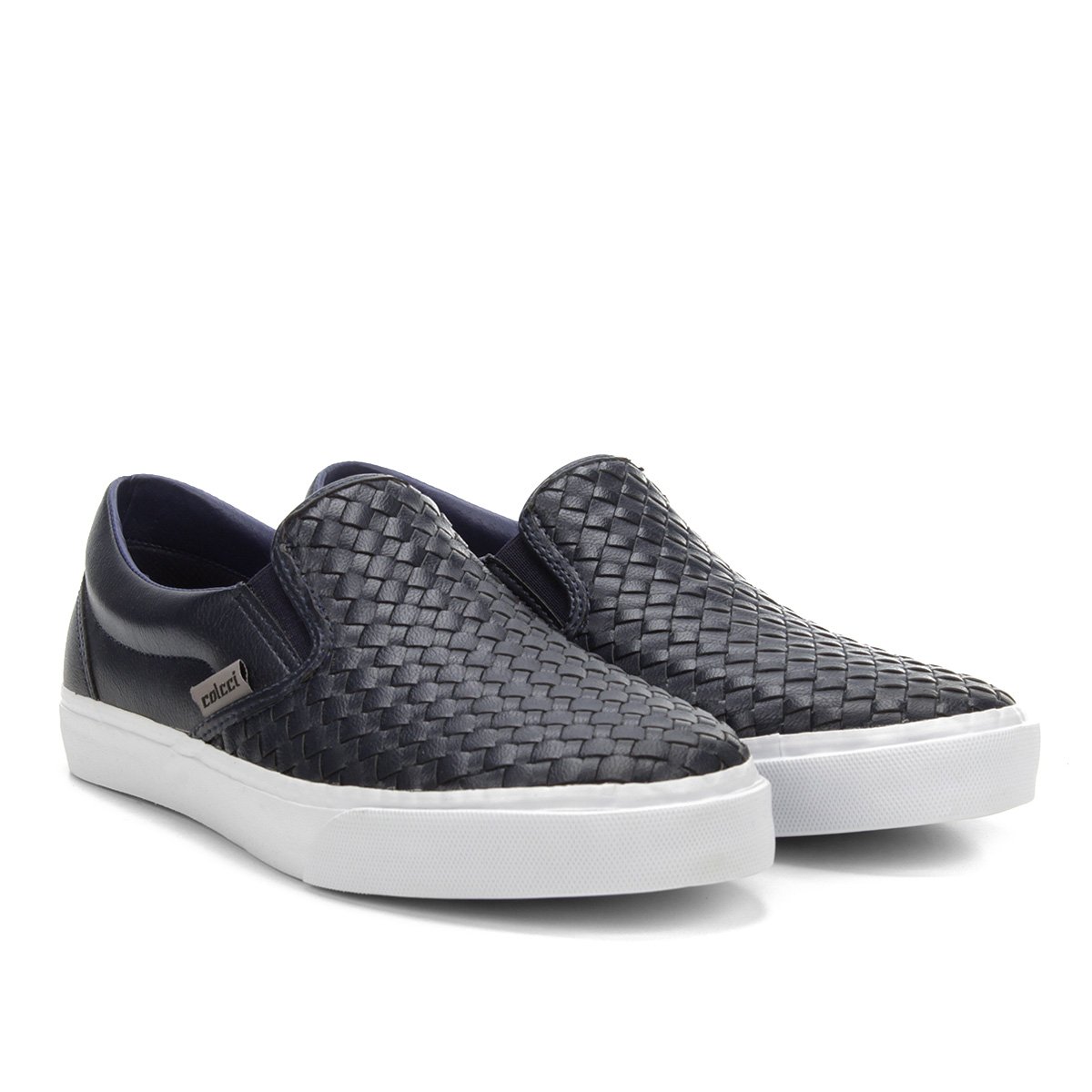 tênis couro slip on colcci matheus masculino