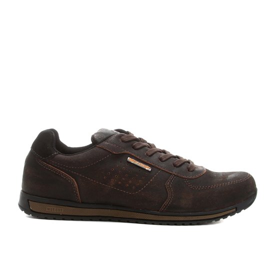 Tênis Couro West Coast Jogging Joplin Masculino Café Netshoes