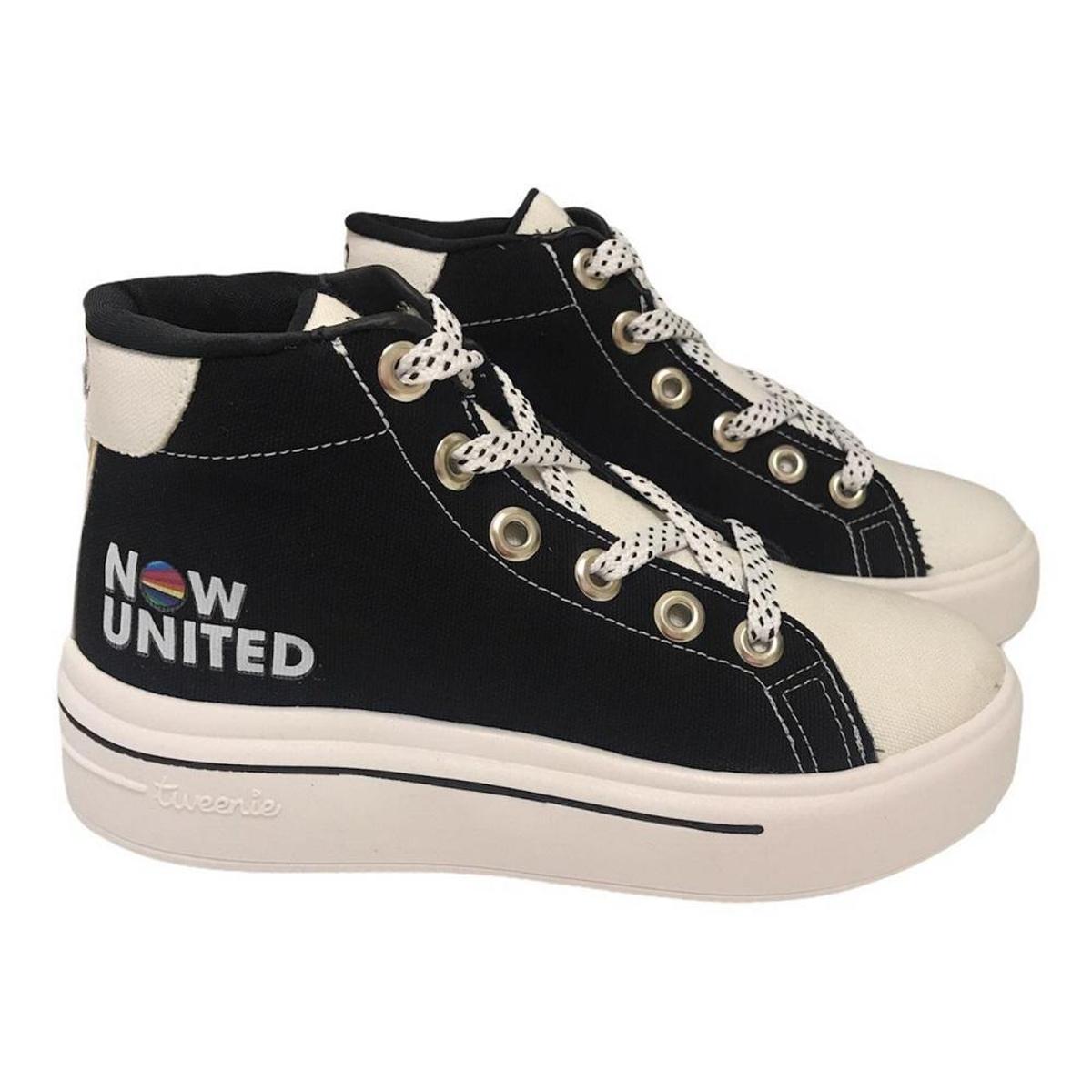 Tênis Crush Tecido Now United Tweenie Preto Cano Alto - Preto | Netshoes