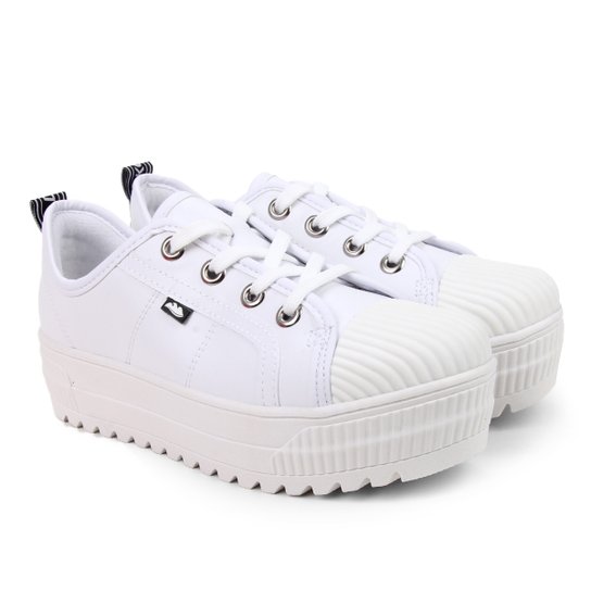 Tênis Dakota Flatform Feminino - Branco Menor preço em Tênis Dakota Flatform Feminino - Branco
