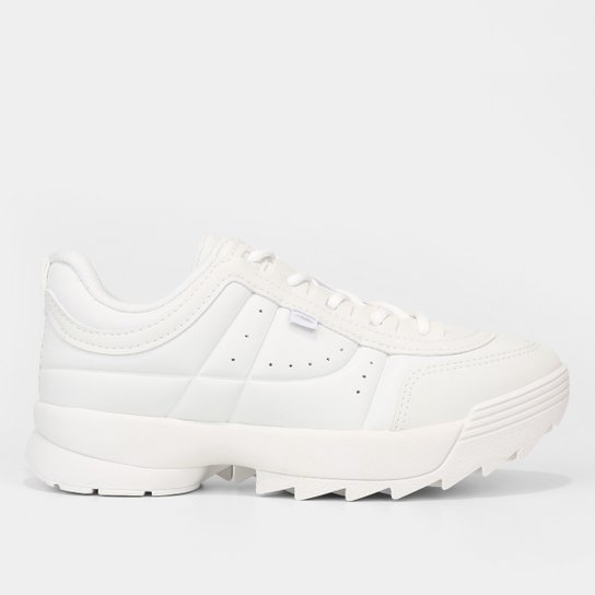 Tênis Dakota Flatform Tratorado Feminino - Branco Menor preço em Tênis Dakota Flatform Tratorado Feminino - Branco