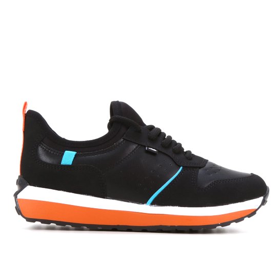 Tênis Dakota Jogging Color Feminino - Preto Menor preço em Tênis Dakota Jogging Color Feminino - Preto