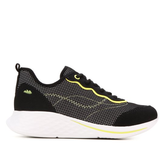 Tênis Dakota Jogging Feminino - Preto+Amarelo Menor preço em Tênis Dakota Jogging Feminino - Preto+Amarelo
