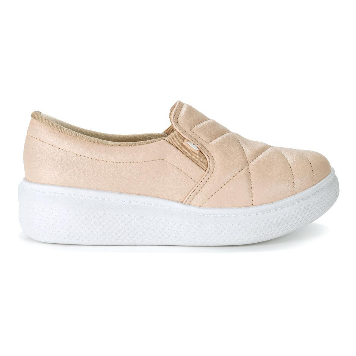 Tênis Feminino Protect Dakota Slip On - Preto - G 3191