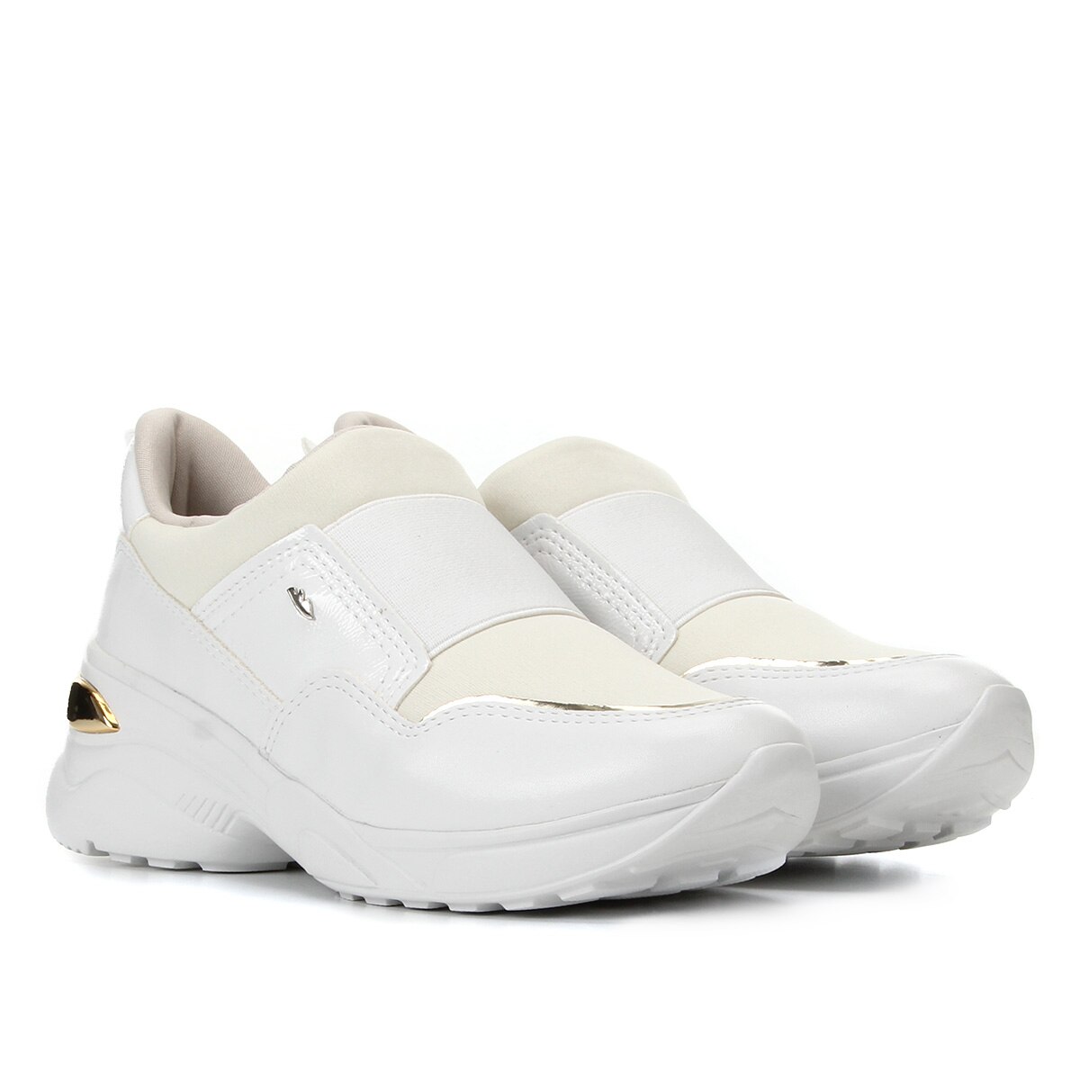Tênis Dakota Street Elástico Feminino - Branco | Netshoes