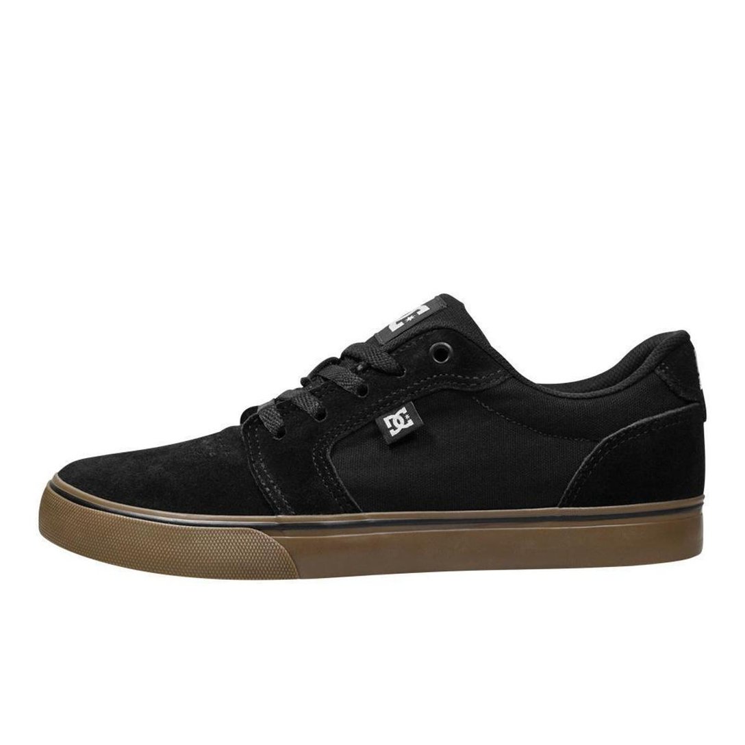 Tênis DC Shoes Anvil LA Black Gum Preto / Caramelo Preto Netshoes