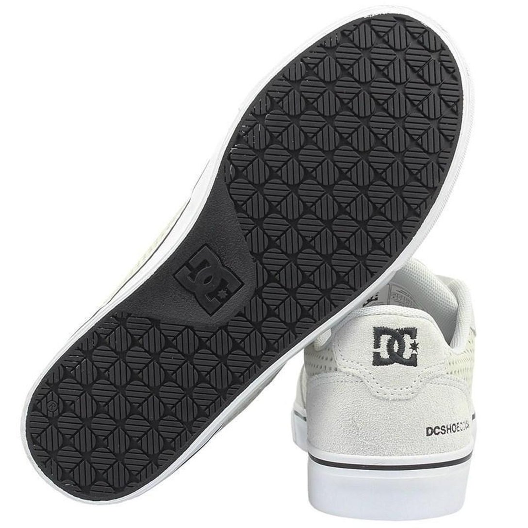 Tênis DC Shoes Anvil LA SE White White Black Bege Netshoes
