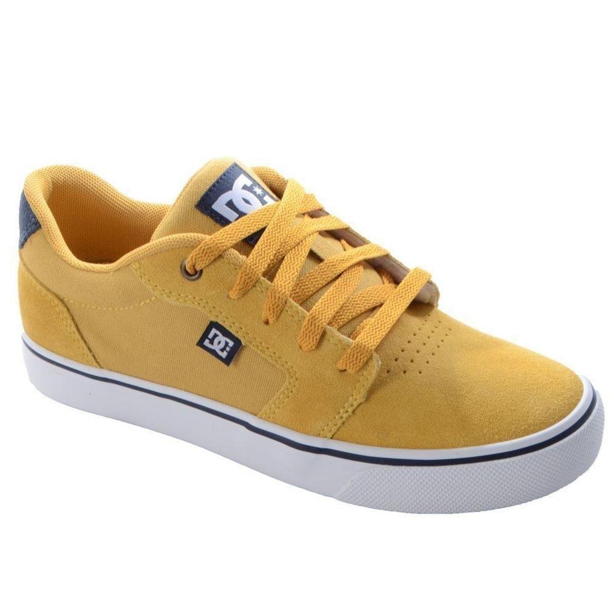 Tênis DC Shoes Anvil LA SM23 Masculina Amarelo Netshoes