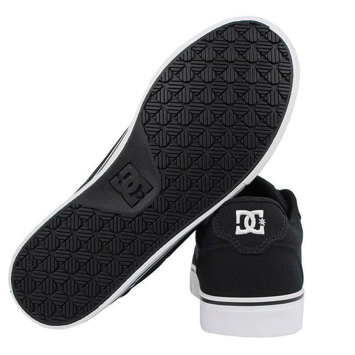 Tênis DC Shoes Anvil TX La Branco Preto Netshoes