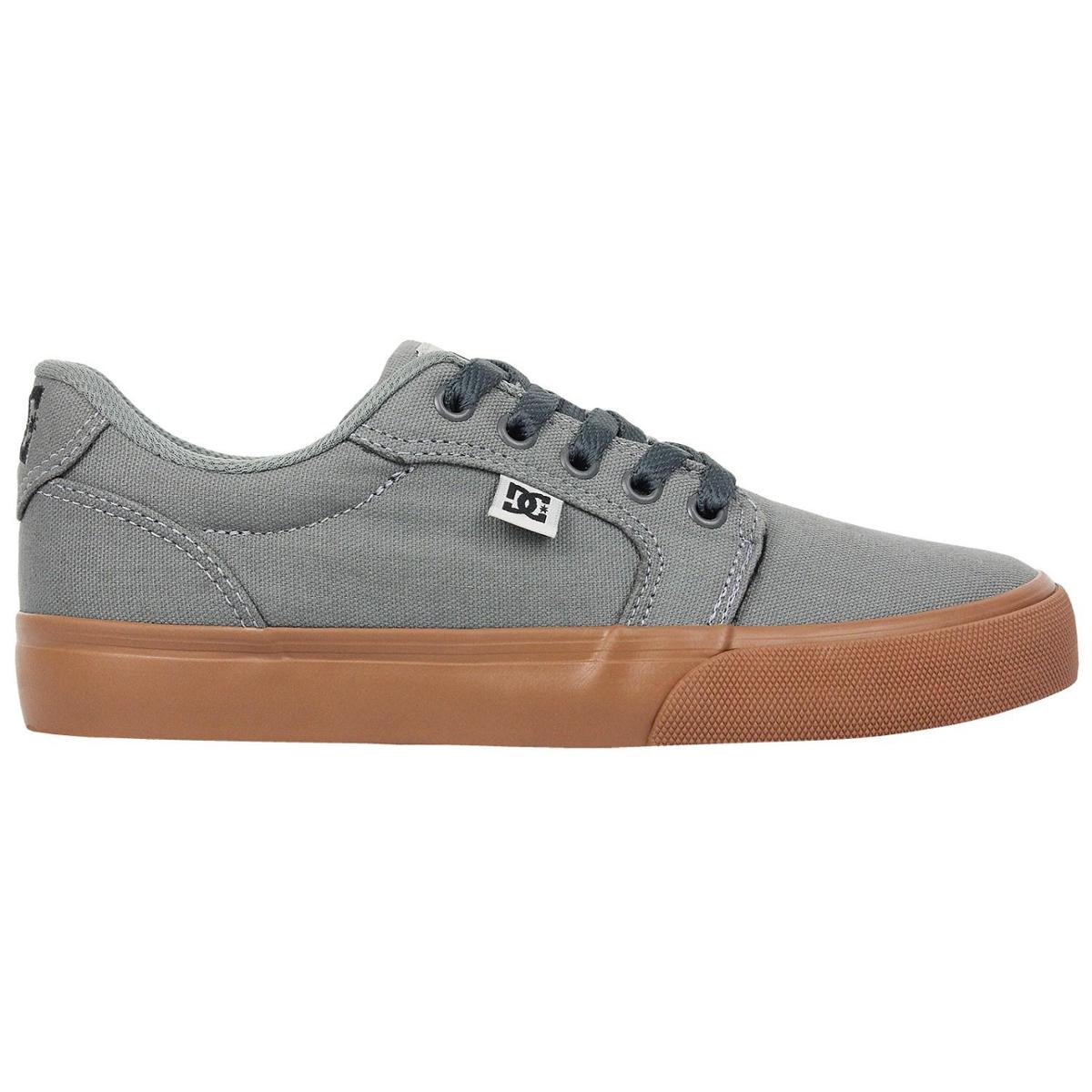 Tênis DC Shoes Anvil TX LA Grey Black Grey Menor preço em Tênis DC Shoes Anvil TX LA Grey Black Grey