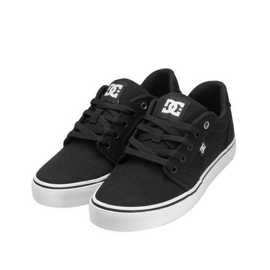 Tênis DC Shoes Anvil TX LA - Preto+Branco Menor preço em Tênis DC Shoes Anvil TX LA - Preto+Branco