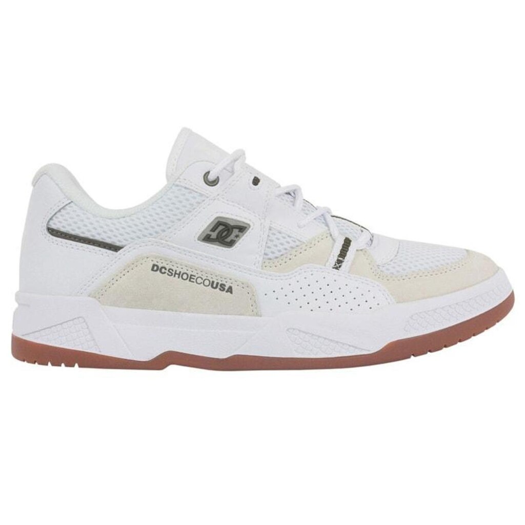 Tênis DC Shoes Construct White White Green