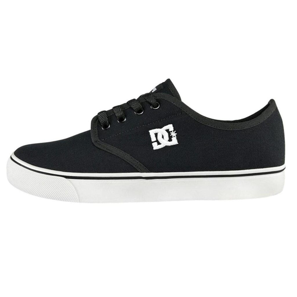 Tenis Dc Shoes District - Black/White/Black