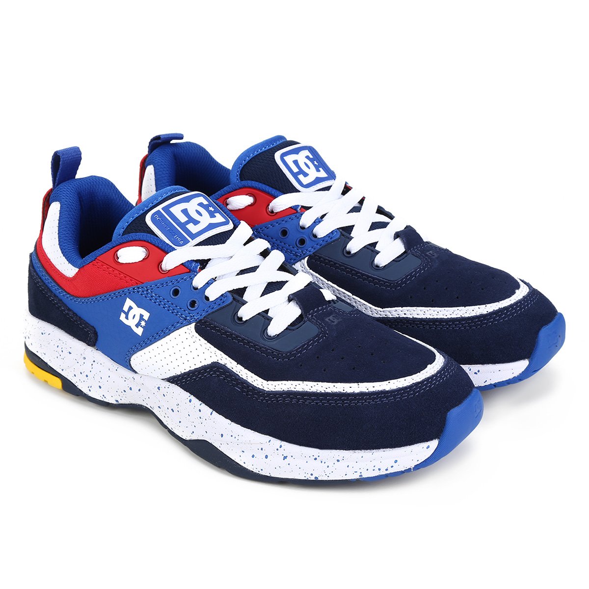 Tênis DC Shoes E.Tribeka SE Freelace Masculino Preto e Azul Netshoes