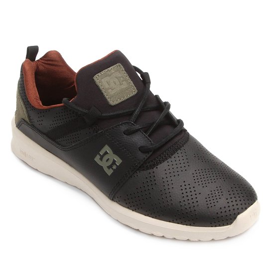 Tênis DC Shoes Heathrow Se M Masculino - Preto Menor preço em Tênis DC Shoes Heathrow Se M Masculino - Preto