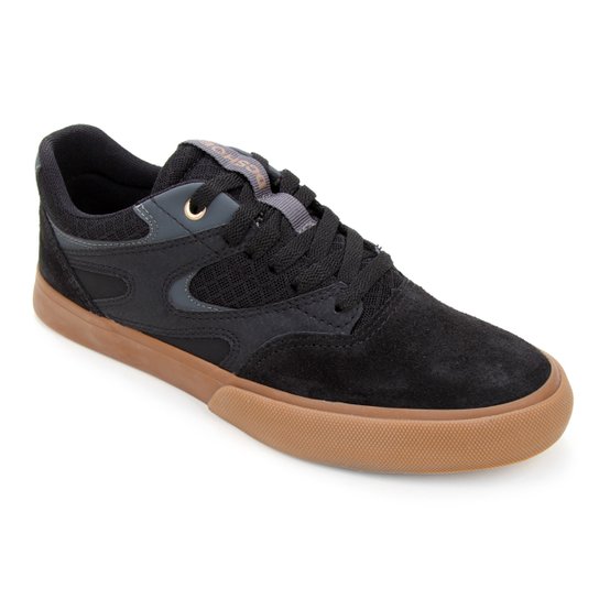 Tênis DC Shoes Kalis Vulc Masculino - Preto Menor preço em Tênis DC Shoes Kalis Vulc Masculino - Preto