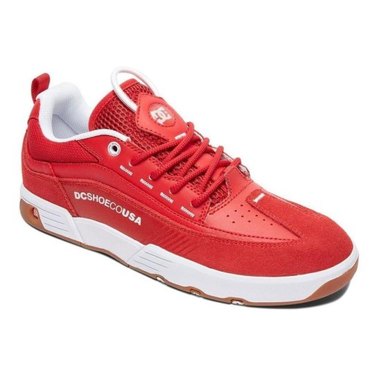 Tênis DC Shoes Legacy 98 Slim - Vermelho Menor preço em Tênis DC Shoes Legacy 98 Slim - Vermelho