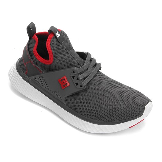 Tênis DC Shoes Meridian Masculino - Cinza+Vermelho é ruim? Tênis DC Shoes Meridian Masculino - Cinza+Vermelho é boa?