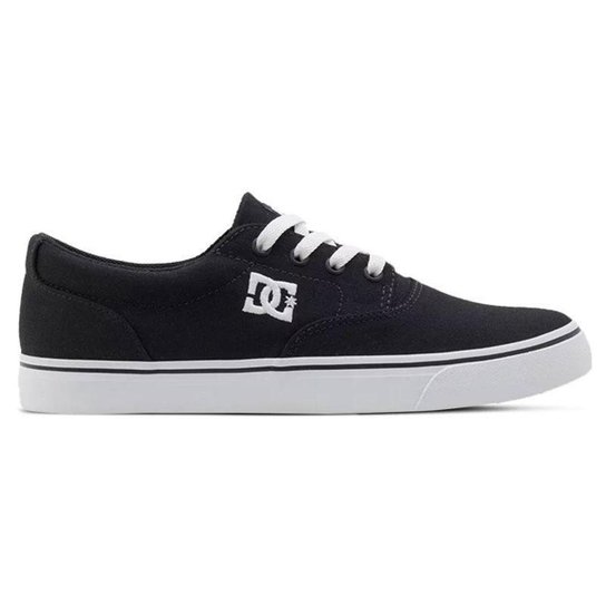 Tênis Dc Shoes New Flash 2 Tx Black White ADJS300 - Preto+Branco Menor preço em Tênis Dc Shoes New Flash 2 Tx Black White ADJS300 - Preto+Branco