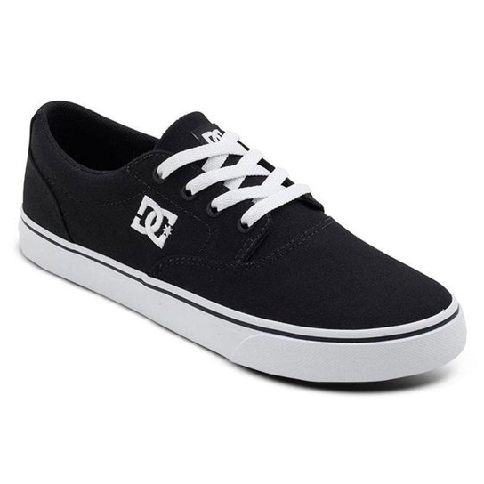 Tênis Dc Shoes New Flash 2 Tx Black White ADJS300