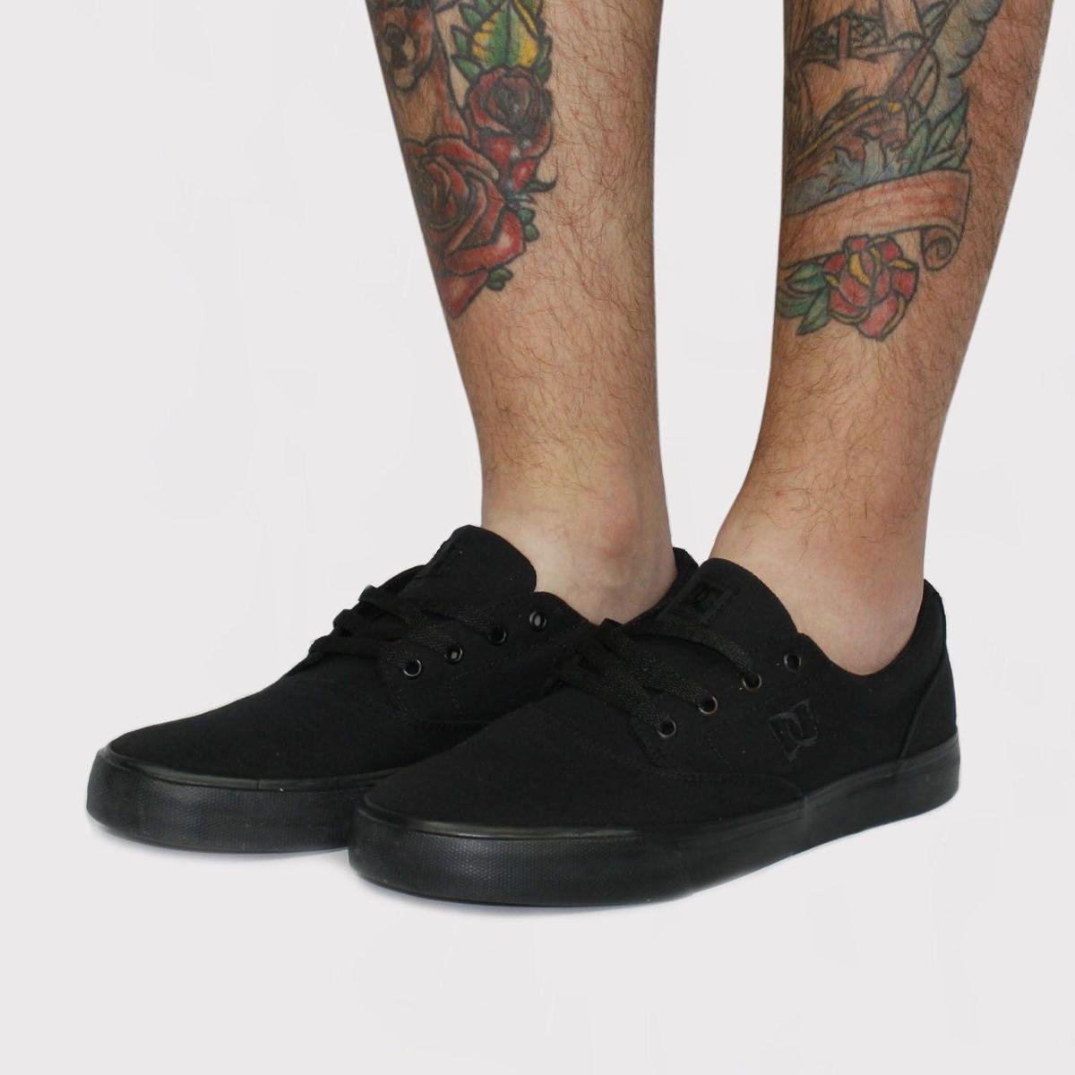 Tênis DC Shoes New Flash 2 TX Black White Preto Netshoes