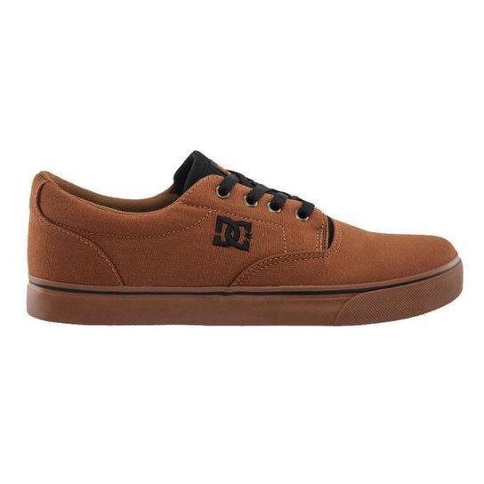Tênis Dc Shoes New Flash 2 TX Marrom - Masculino - Marrom Menor preço em Tênis Dc Shoes New Flash 2 TX Marrom - Masculino - Marrom