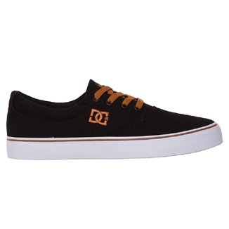 Tênis DC Shoes New Flash 2 TX Masculino - Preto e Marrom Preto-marrom 36