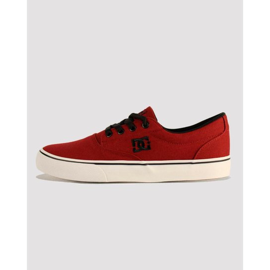 Tênis Dc Shoes New Flash 2 Tx - Wine/ White/ Black