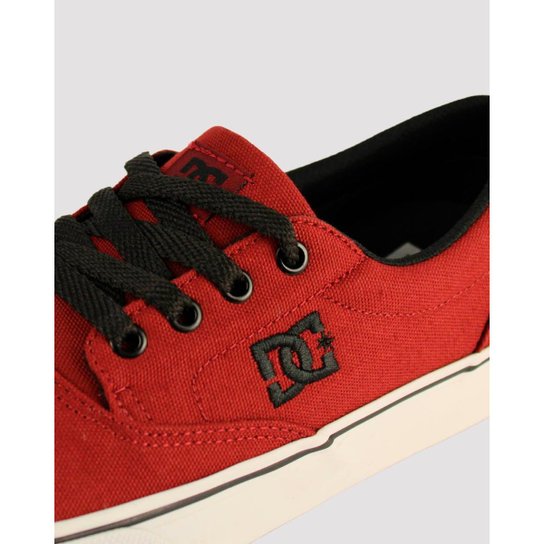 Tênis Dc Shoes New Flash 2 Tx - Wine/ White/ Black