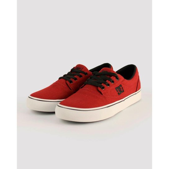 Tênis Dc Shoes New Flash 2 Tx - Wine/ White/ Black
